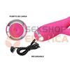 Masajeador de punto G con estimulacion clitorial y carga USB
